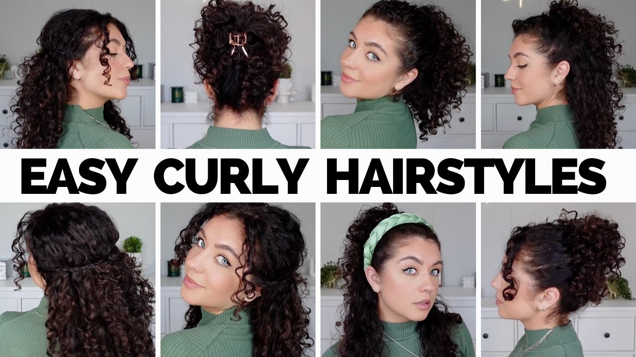 Curly hair styling techniques