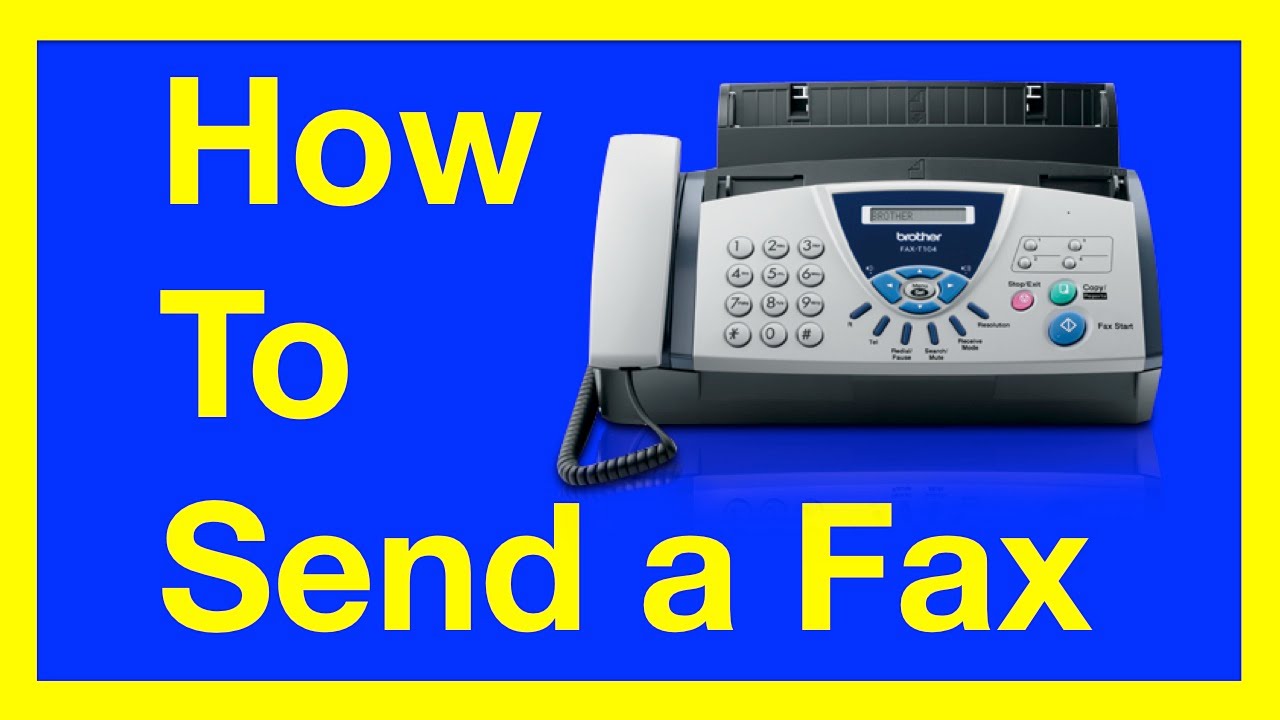 How to Fax Something