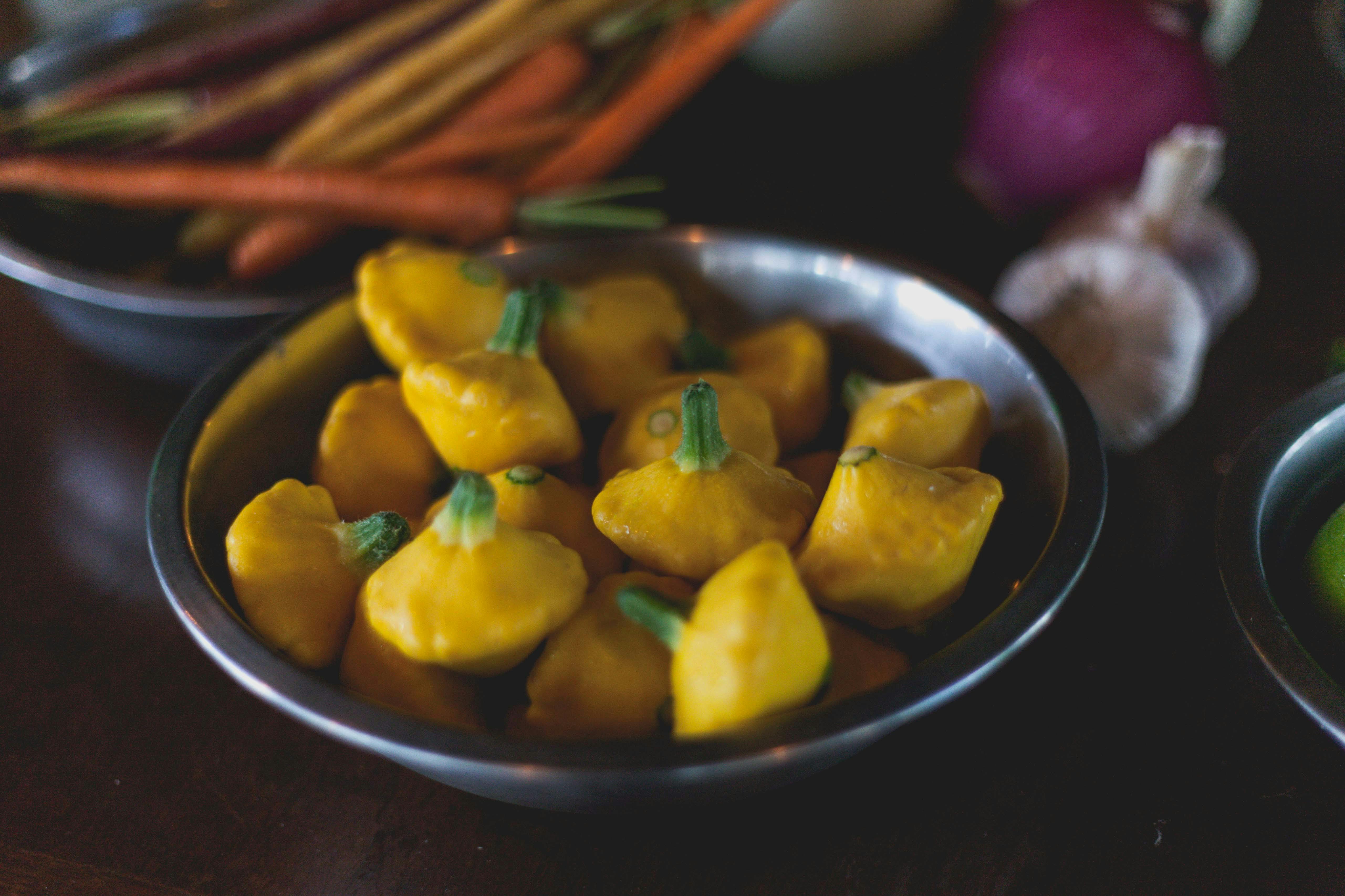 Baked yellow squash